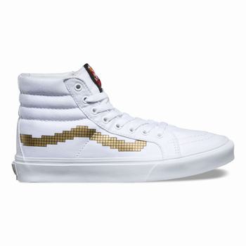 Férfi Vans Sk8-Hi Slim Magasszárú Cipő VA7954028 Arany